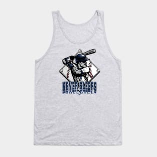 Never Sleeps Forever Baseball Diamond Tank Top